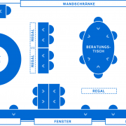 Aufbau Klassenraum im Churer Modell